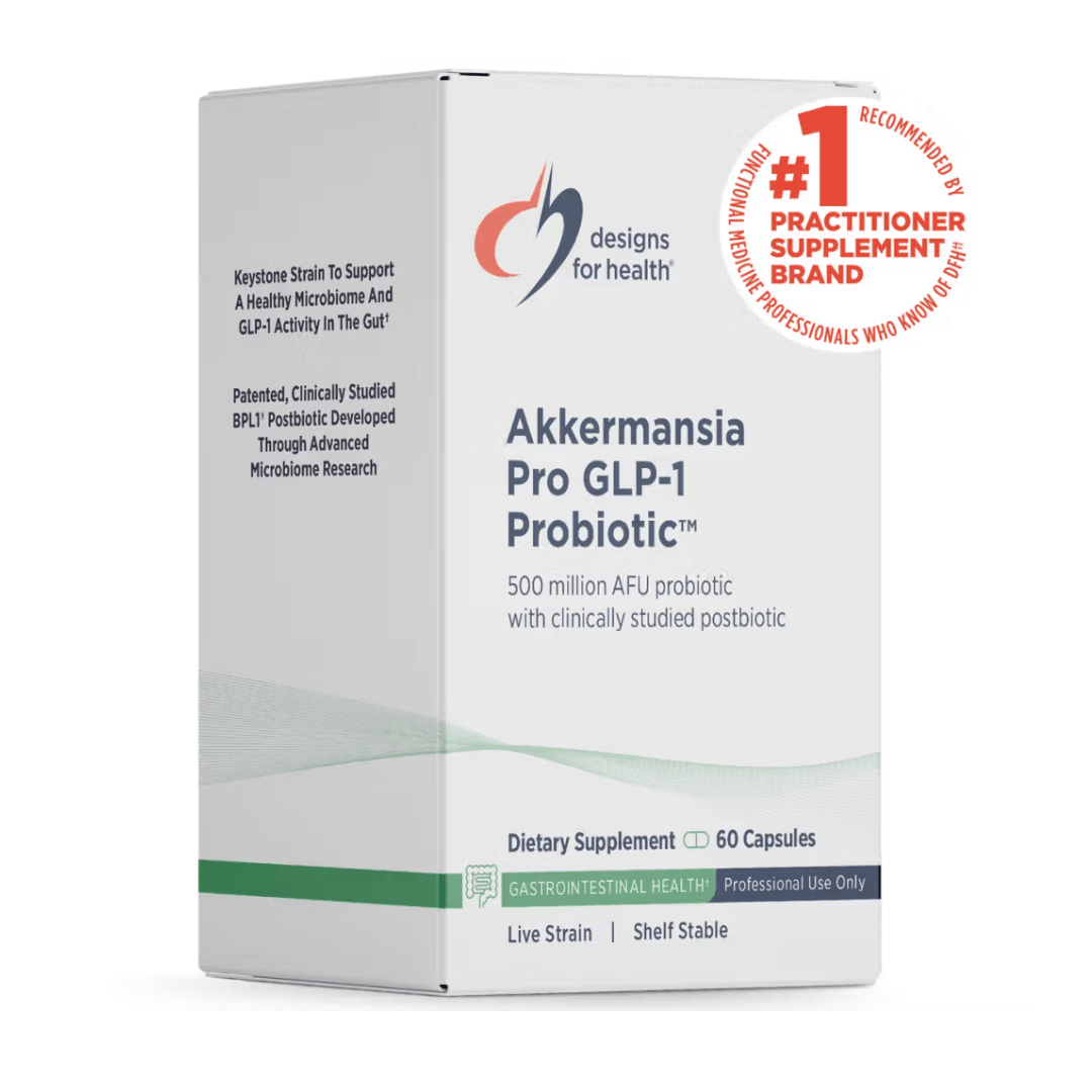 Akkermansia Pro GLP-1 Probiotic | 60 Capsules | Designs For Health - Pure Nordic Health