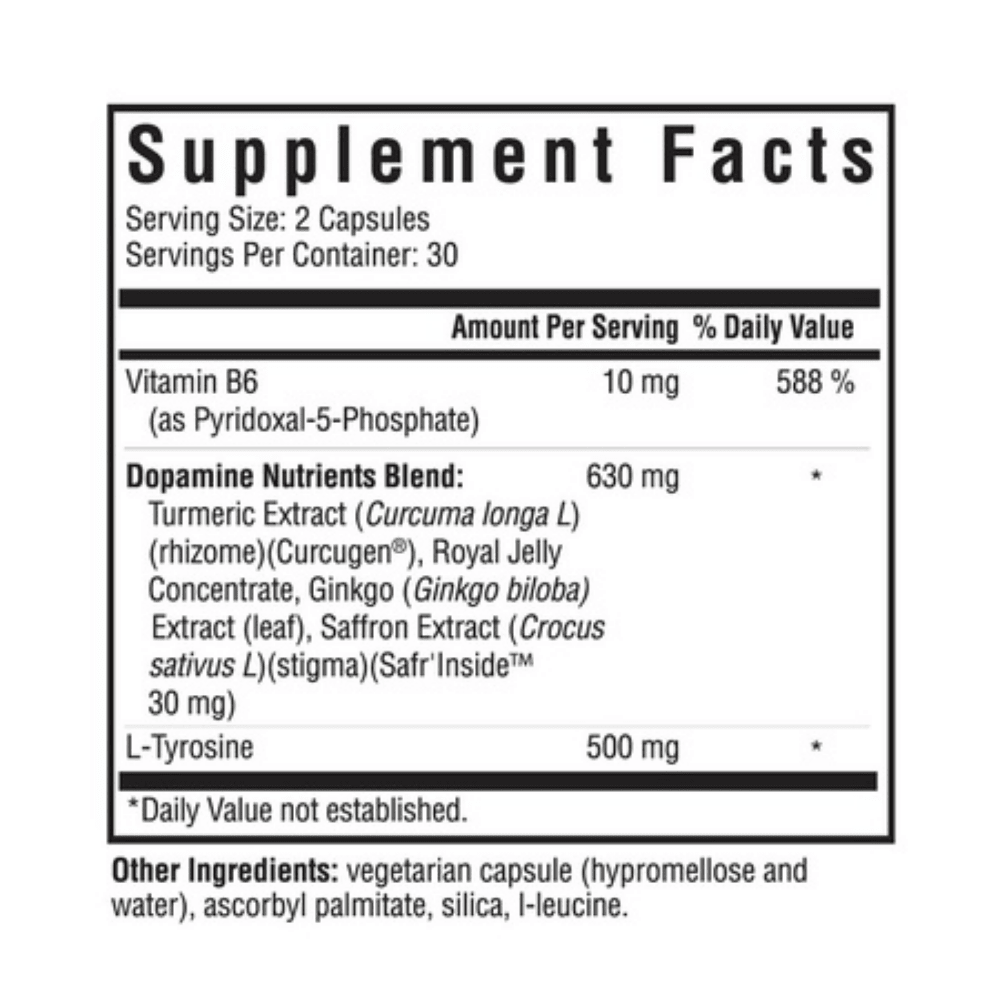 Dopamine Nutrients | 60 Capsules | Seeking Health - Pure Nordic Health
