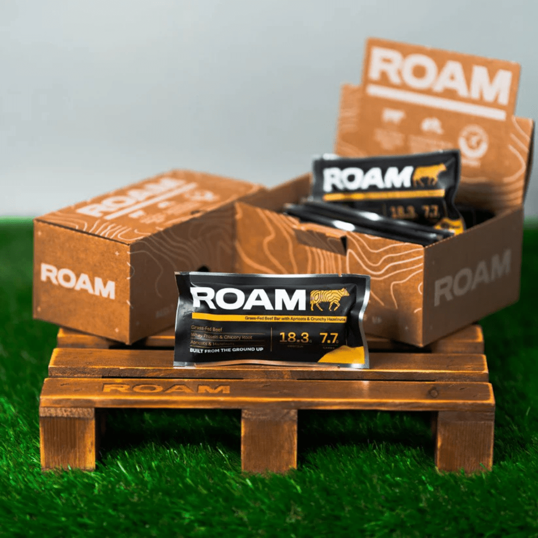 Grass-fed beef bar with apricots & hazelnuts - Pure Nordic Health