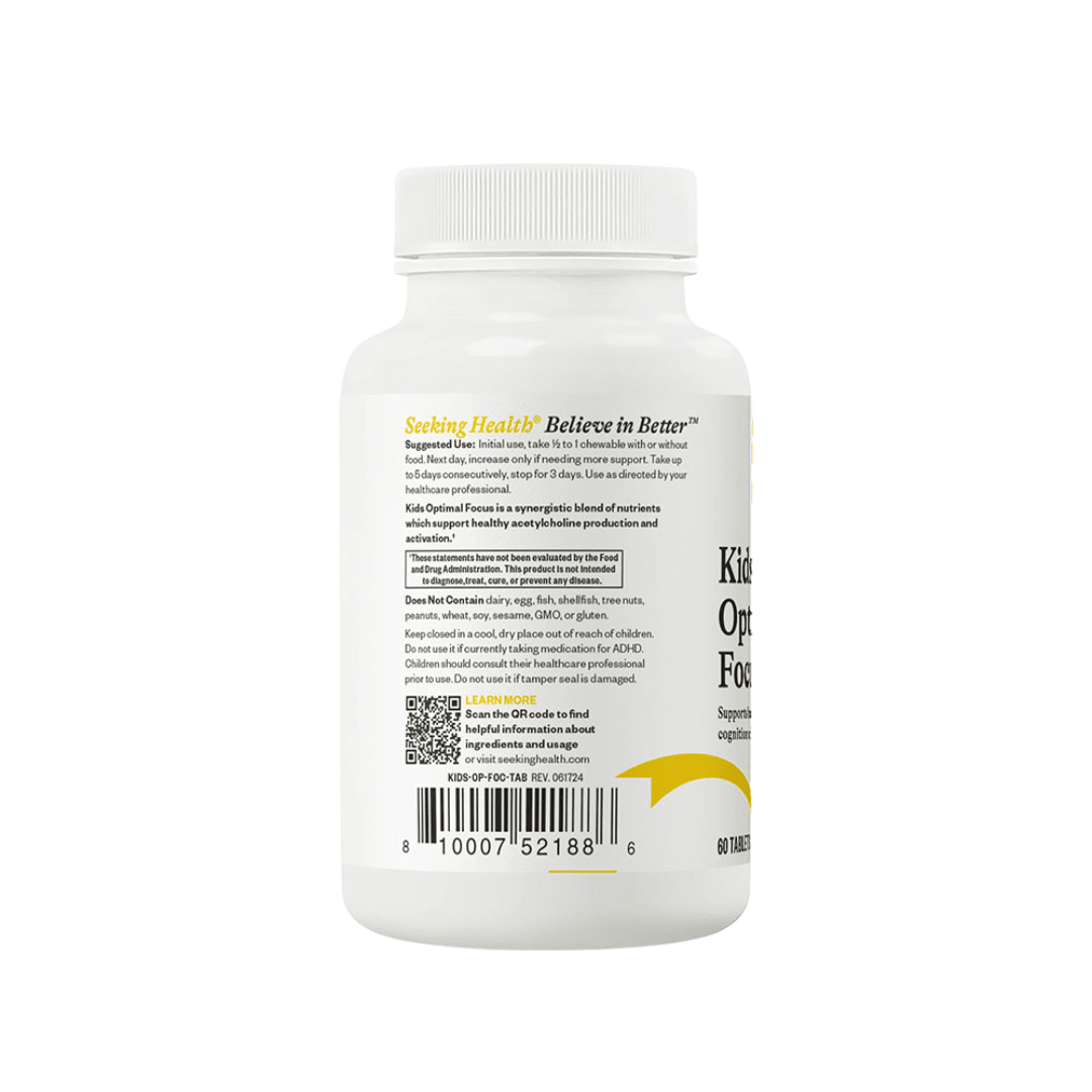 Kids Optimal Focus | 60 Tablets | Seeking Health - Pure Nordic Health