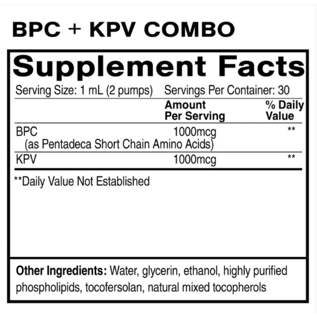 Liposomal BPC + KPV | 30 ml | Quicksilver - Pure Nordic Health