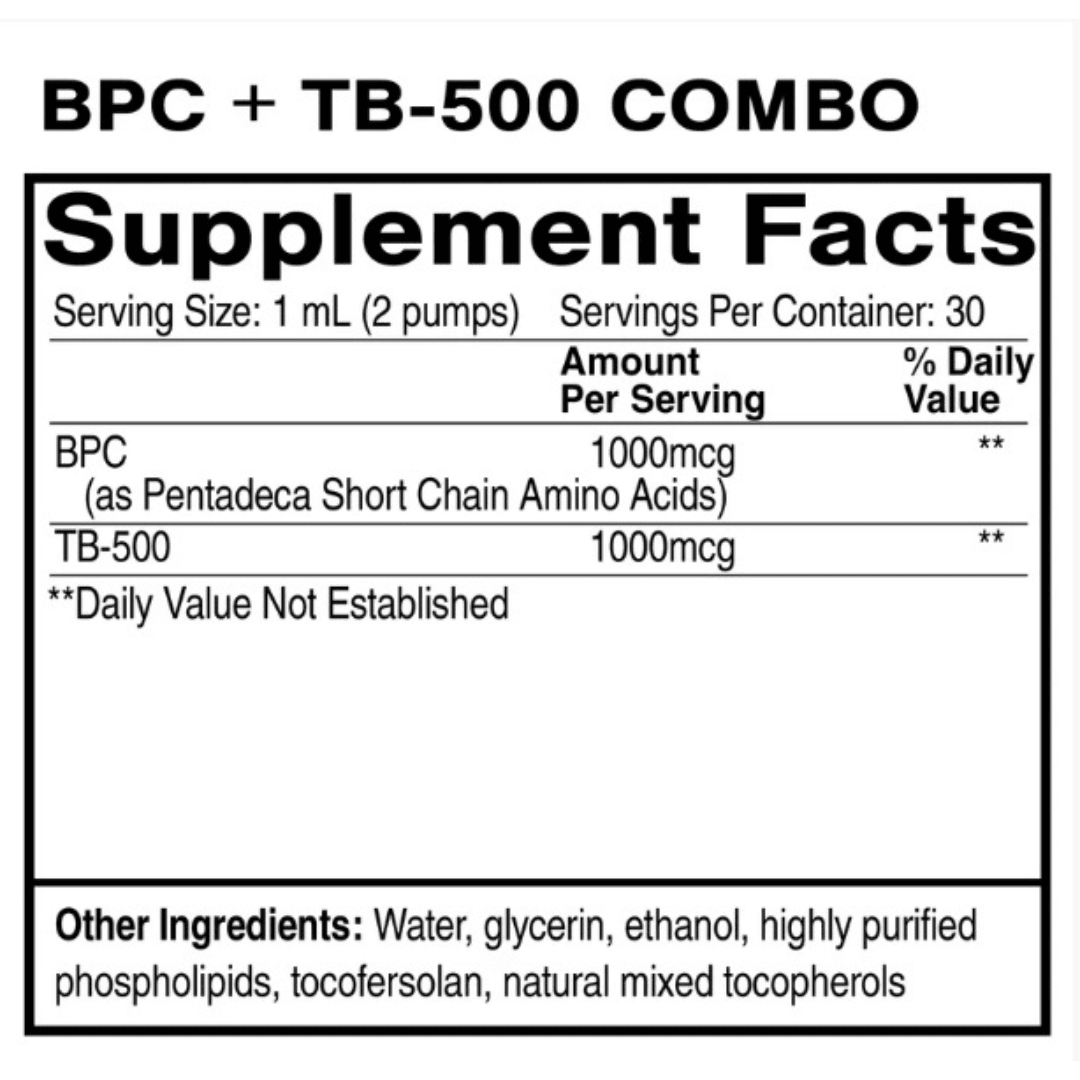 Liposomal BPC + TB-500 | 30 ml | Quicksilver - Pure Nordic Health