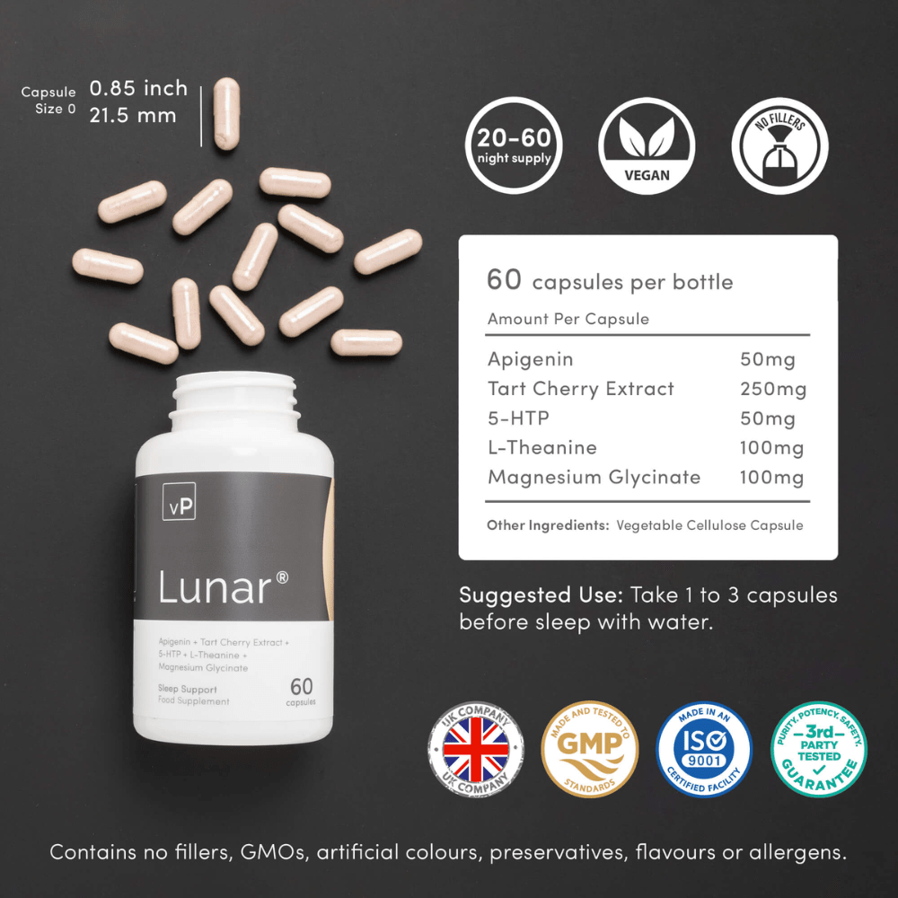 Lunar® Sleep | 60 Capsules | Vitality Pro - Pure Nordic Health