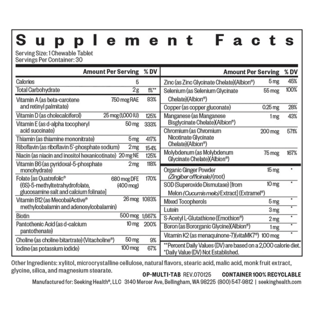 Multivitamin One Chewable - Pure Nordic Health