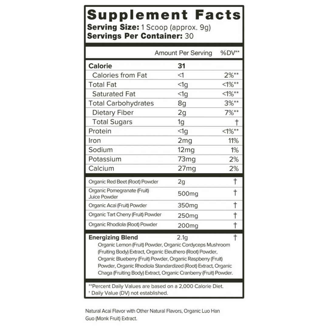 Organifi Red Juice | 270 gram | Organifi - Pure Nordic Health