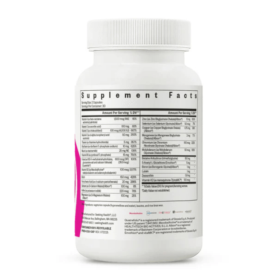 Prenatal Essentials | 60 Tablets | Seeking Health - Pure Nordic Health