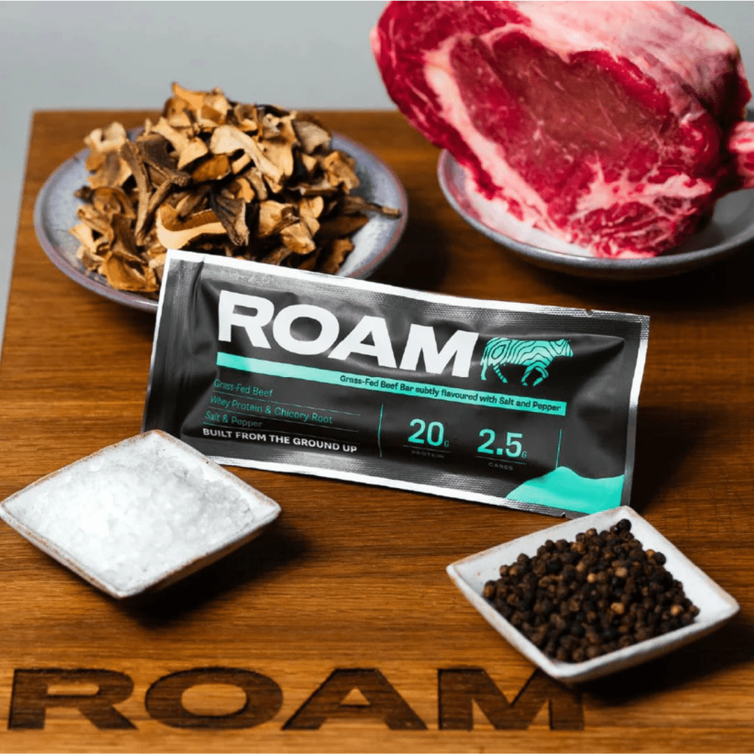 Sea-salt Pepper & Porcini Mushroom Beef Bar - Pure Nordic Health