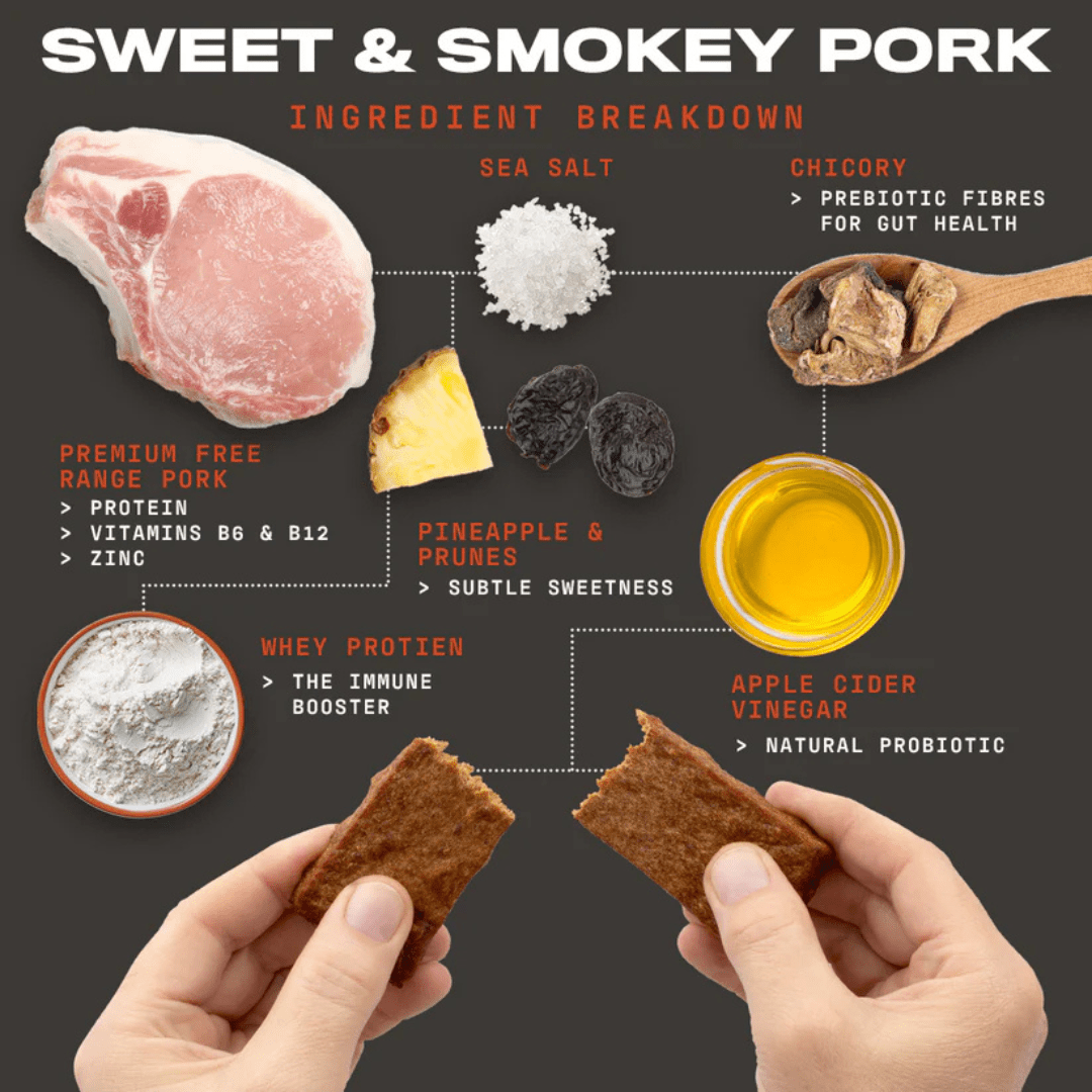 Sweet Smokey Pork Protein Bar