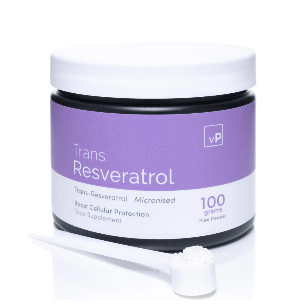 Trans - Resveratrol Powder (Micronised) | 100 Grams | Vitality Pro - Pure Nordic Health